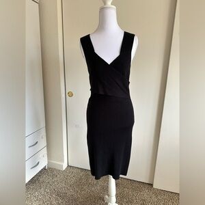 Olive & Oak Black Midi Dress
